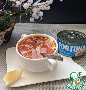 Быстрая похлебка из фасоли и тунца