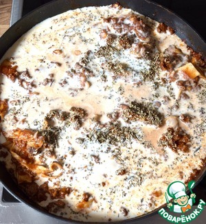 Быстрая сковорода "А-ля лазанья"