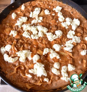 Быстрая сковорода "А-ля лазанья"