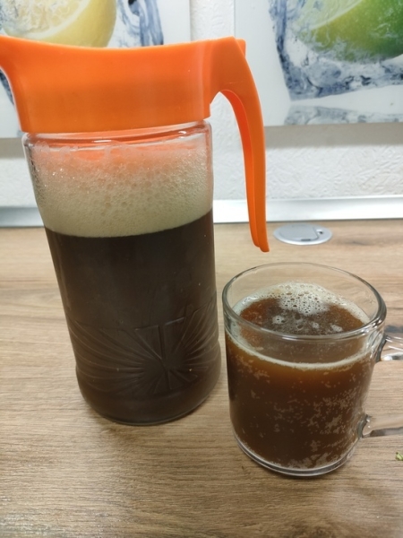 Быстрый квас с цикорием (проще и быстрее не бывает) Быстрый квас с цикорием (проще и быстрее не бывает)