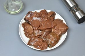 Печеночный торт из говяжьей печени