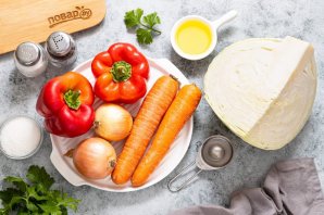 Капуста с перцем на зиму Капуста с перцем на зиму
