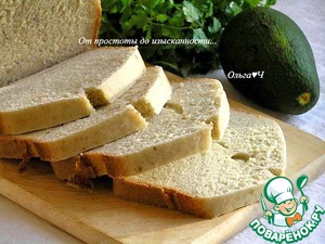 Хлеб с авокадо и грибами