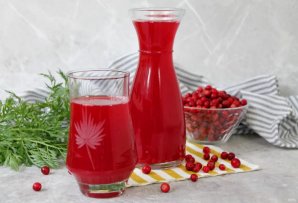 Морс из брусники Морс из брусники