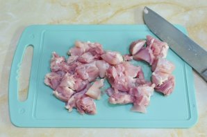 Тушенка из курицы в кастрюле Тушенка из курицы в кастрюле