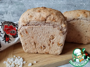 Хлеб с грецкими орехами