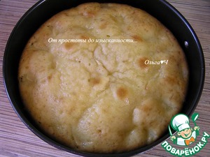 Шарлотка с оливковым маслом