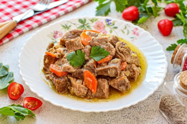 Мясо по-карельски Мясо по-карельски