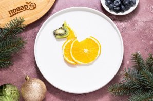 Фруктовая нарезка на год Лошади Фруктовая нарезка на год Лошади