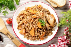 Гречка с голенью в мультиварке Гречка с голенью в мультиварке