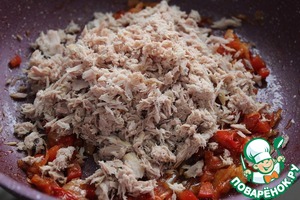 Испанский пирог с тунцом Испанский пирог с тунцом