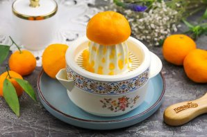 Торт с мандаринами без выпечки Торт с мандаринами без выпечки