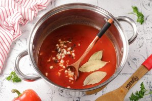 Лечо с томатной пастой Лечо с томатной пастой