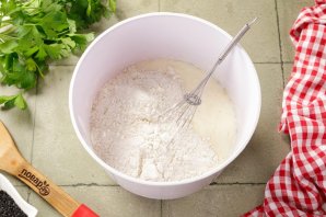 Быстрый пирог с капустой Быстрый пирог с капустой