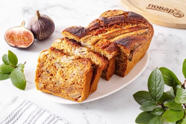 Инжирно-банановый хлеб Инжирно-банановый хлеб