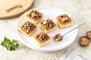 Тофу фаршированный шиитаке Тофу фаршированный шиитаке