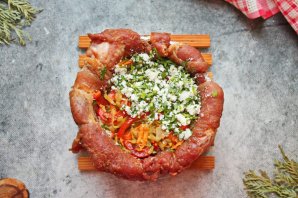 Новогодний мясной шар Новогодний мясной шар