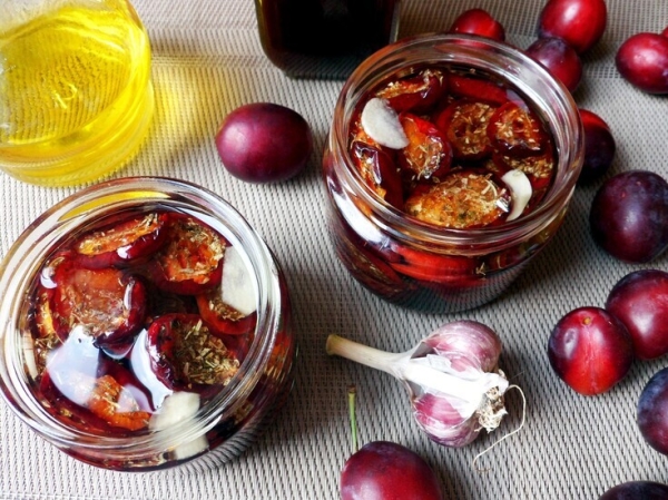 Вяленые сливы в электросушилке