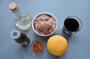 Куриная печень по-анжуйски Куриная печень по-анжуйски