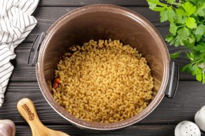 Макароны с мясом в мультиварке Макароны с мясом в мультиварке