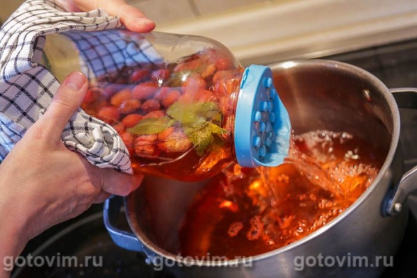 Компот мохито с клубникой, мятой и лимоном (на зиму) Компот мохито с клубникой, мятой и лимоном (на зиму)