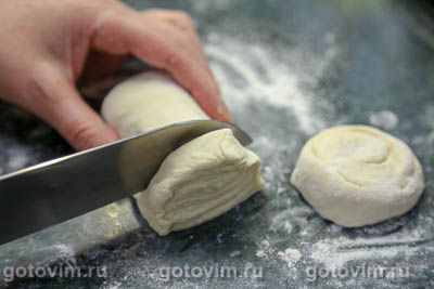 Корзиночки из слоеного теста с заварным кремом Корзиночки из слоеного теста с заварным кремом