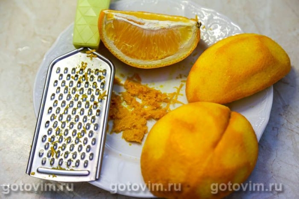 Кефаль, жаренная с апельсином и чесноком