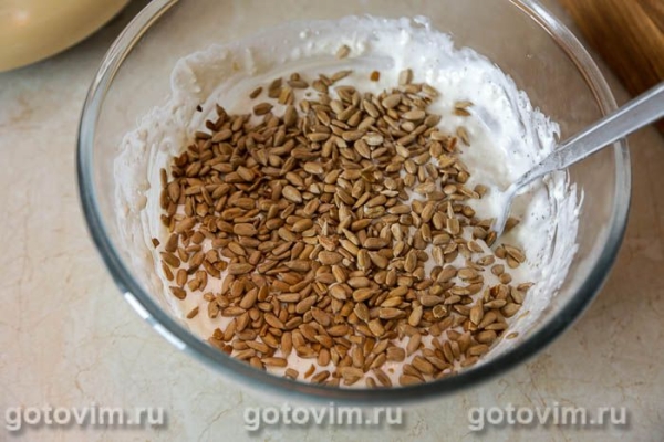 Хлеб творожный с семечками (без дрожжей) Хлеб творожный с семечками (без дрожжей)