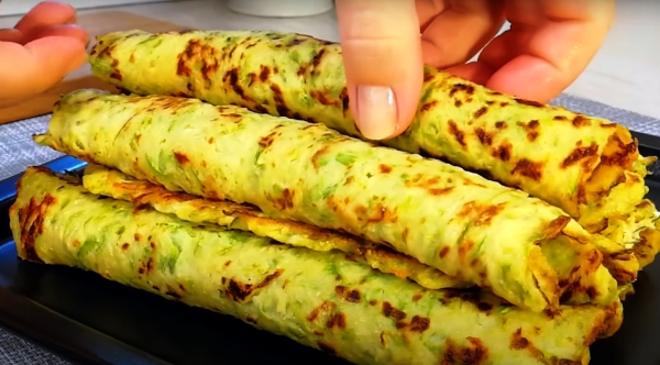 Кабачковые блины с начинкой. Неимоверная вкуснятина на завтрак Кабачковые блины с начинкой. Неимоверная вкуснятина на завтрак