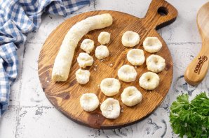 Картофельные клёцки с сыром