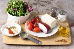 Соевый салат с помидорами Соевый салат с помидорами