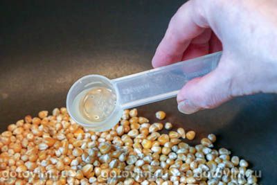 Попкорн с сыром на сковороде