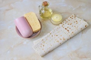 Конвертики с ветчиной и сыром Конвертики с ветчиной и сыром