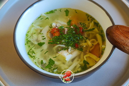 Токмач с курицей Токмач с курицей