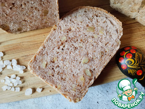Хлеб с грецкими орехами