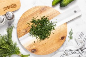 Салат из капусты с укропом Салат из капусты с укропом