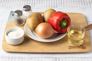 Котлеты из картофеля с перцем Котлеты из картофеля с перцем