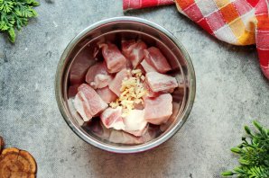 Шашлык на шпажках