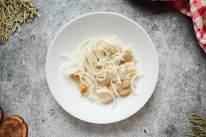 Гребешок в майонезно-горчичном соусе Гребешок в майонезно-горчичном соусе