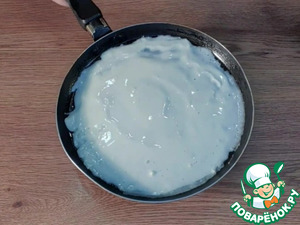 Блинные треугольники с двумя начинками