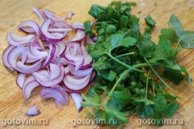 Тайский салат из зеленого манго с арахисом