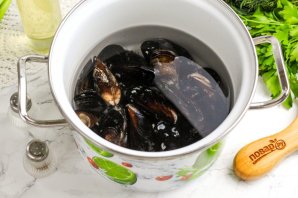 Мидии в аэрогриле Мидии в аэрогриле