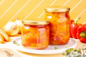 Салат из перца моркови и лука Салат из перца моркови и лука