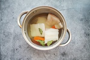 Заливное из палтуса