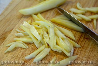 Тайский салат из зеленого манго с арахисом