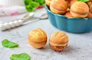 Печенье "Орешки" со сгущенкой