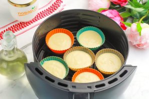 Творожные кексы в аэрогриле Творожные кексы в аэрогриле