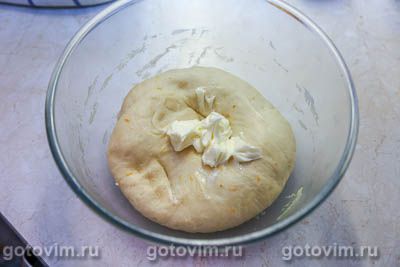 Тесто для булочек с апельсиновой цедрой Тесто для булочек с апельсиновой цедрой