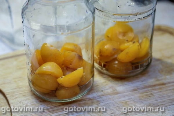 Компот из желтой алычи с лимоном без стерилизации Компот из желтой алычи с лимоном без стерилизации