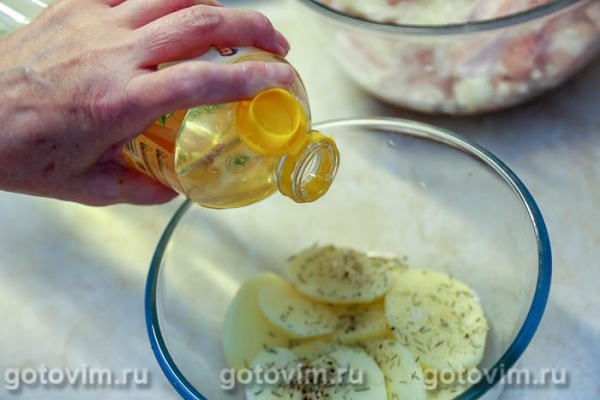 Шашлык «Наполеон» с картофелем (в духовке) Шашлык «Наполеон» с картофелем (в духовке)